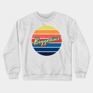 Circle Retro Vintage Boygenius Crewneck Sweatshirt